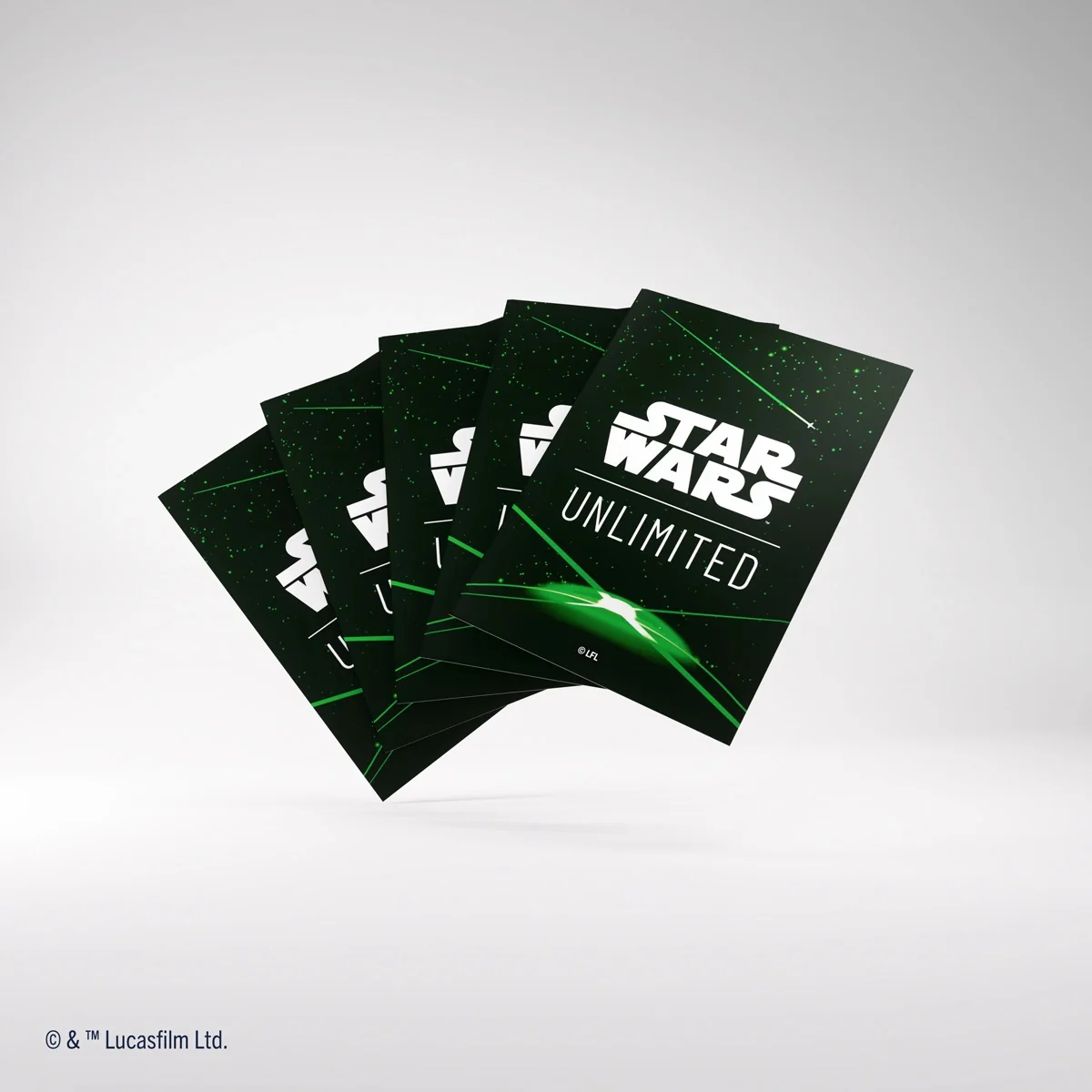 Gamegenic Star Wars Unlimited Art Sleeves Card Back Green - Image 2