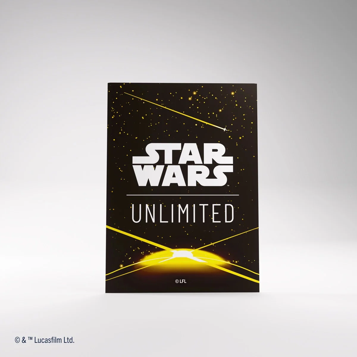Gamegenic Star Wars Unlimited Art Sleeves Card Back Yellow - Image 4
