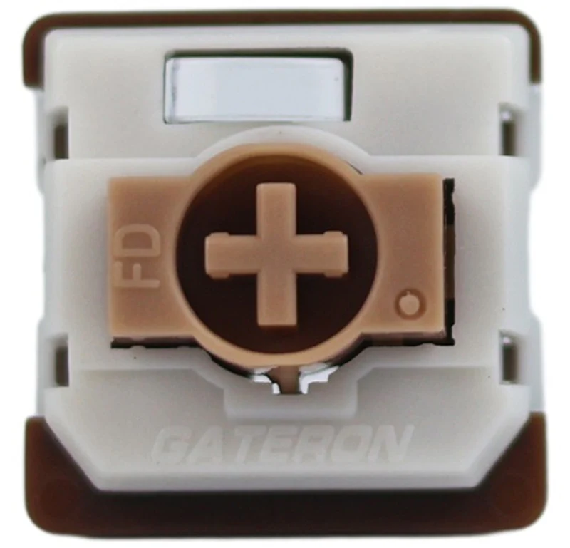 Gateron KS-33 Low Profile Chocolate 2.0 55g Tactile Plate Mount Switch - Image 2