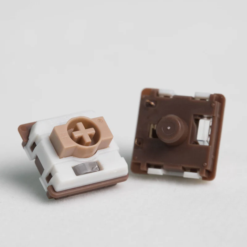 Gateron KS-33 Low Profile Chocolate 2.0 55g Tactile Plate Mount Switch - Image 4