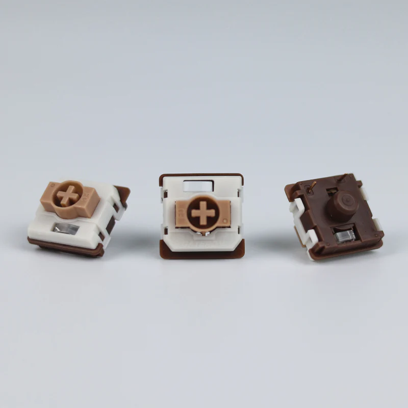 Gateron KS-33 Low Profile Chocolate 2.0 55g Tactile Plate Mount Switch - Image 7