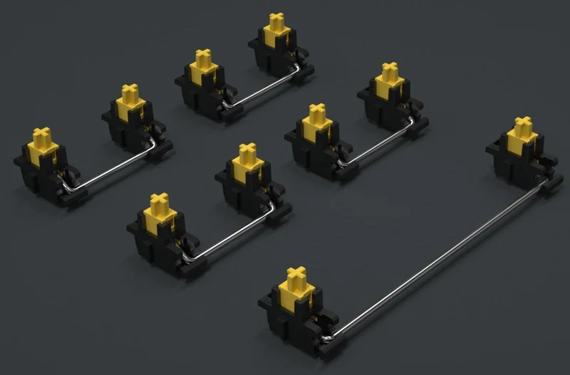 Gateron V2 Stabilizers Plate Mount Clip-in TKL Kit - Image 6