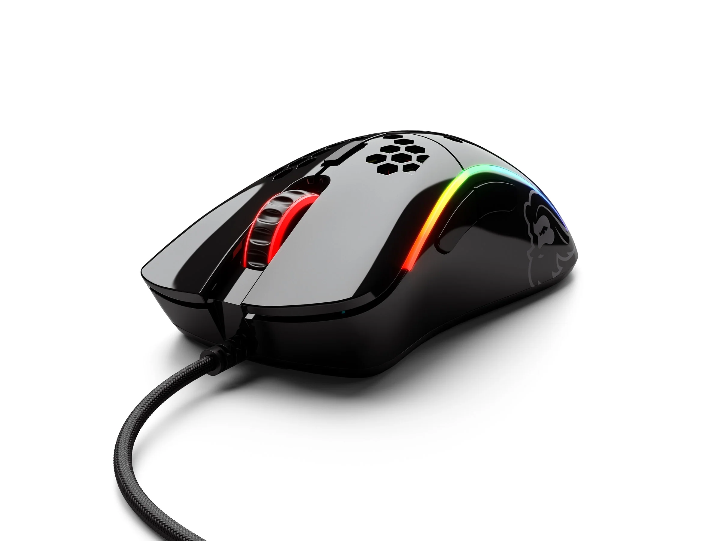 Glorious PC Model D Minus Glossy Black RGB Wired Mouse - Image 2