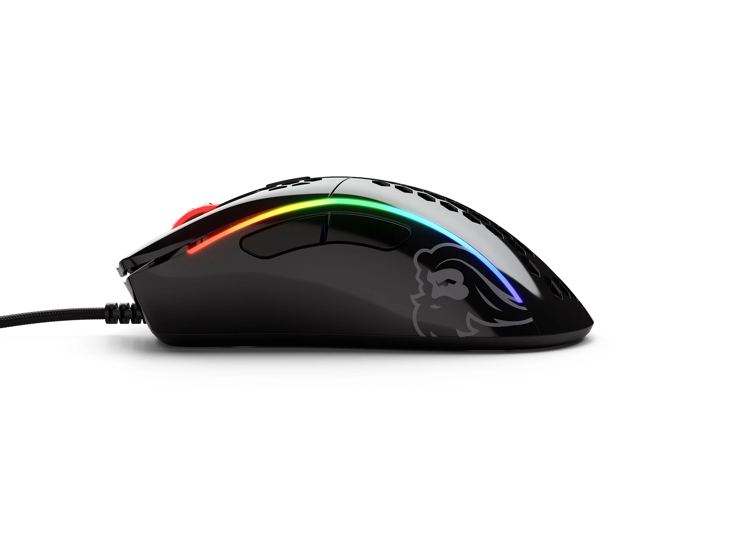 Glorious PC Model D Minus Glossy Black RGB Wired Mouse - Image 3