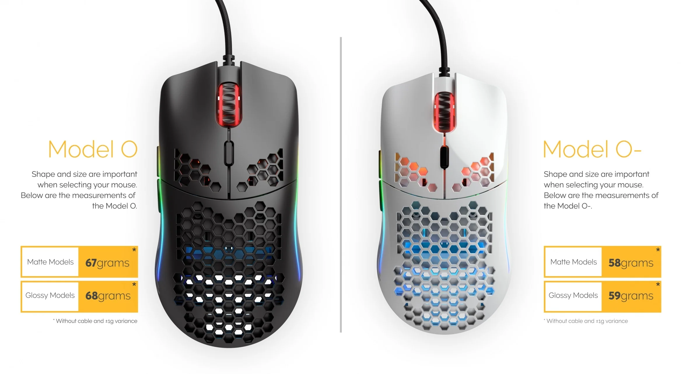Glorious PC Model O Glossy Black RGB Wired Mouse - Image 8