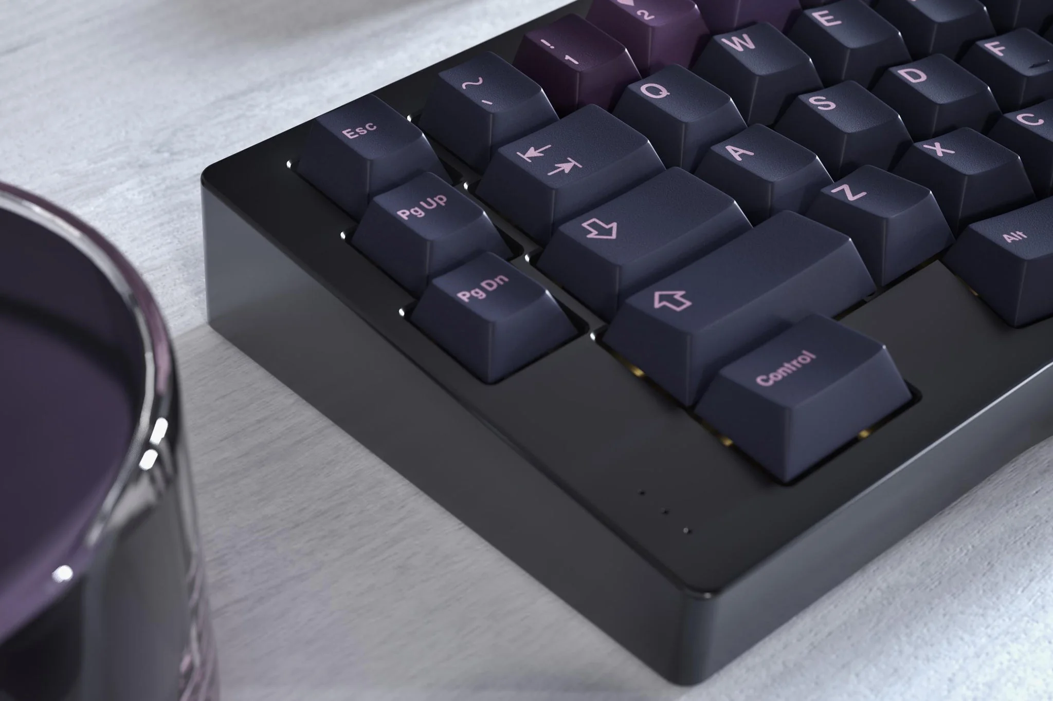 GMK Rouge R2 Base 114 Key Cherry Profile Double Shot ABS Keycap Set - Image 3
