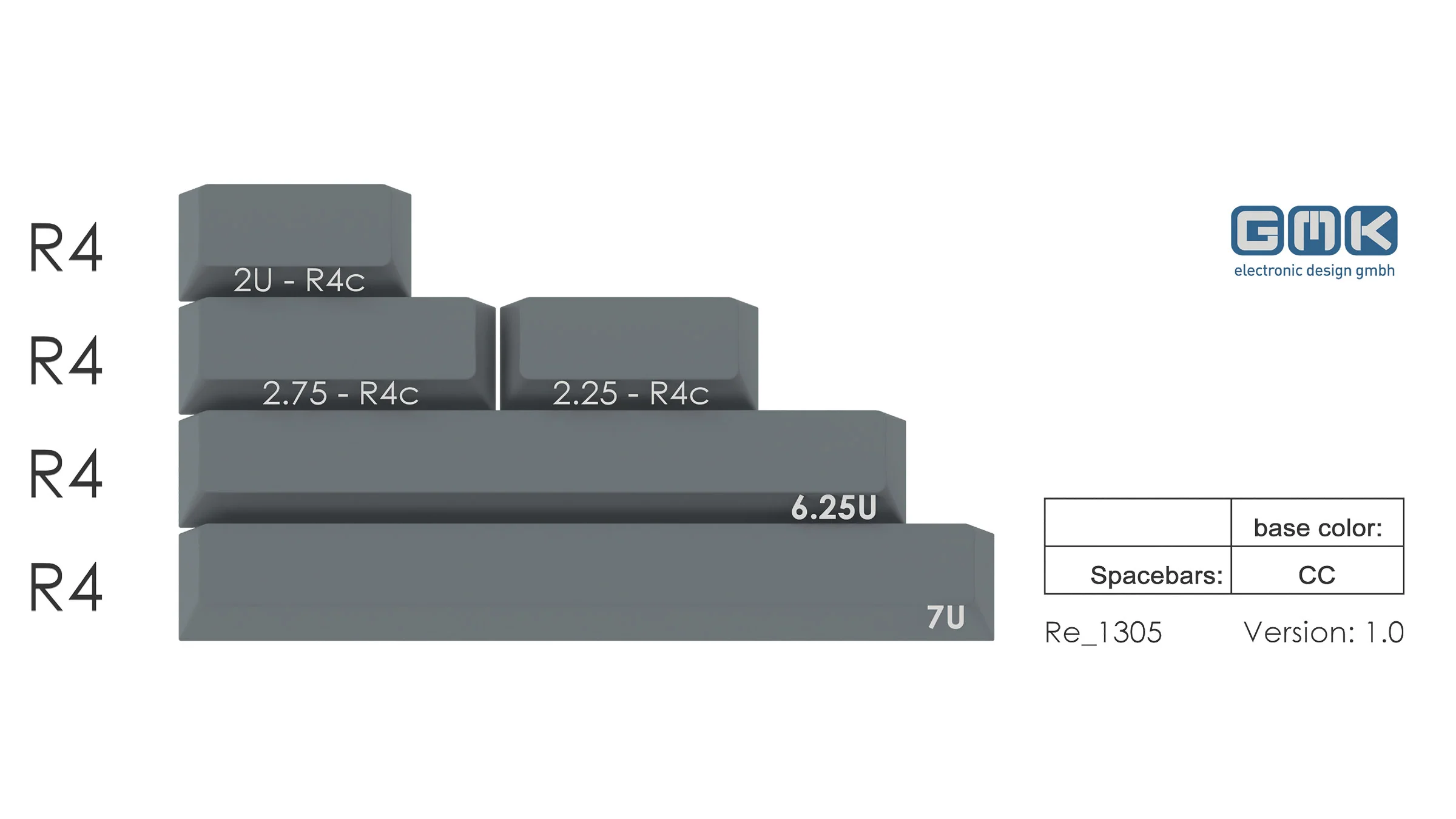 GMK Spacebar Kit - CYL Cherry Profile - Image 3