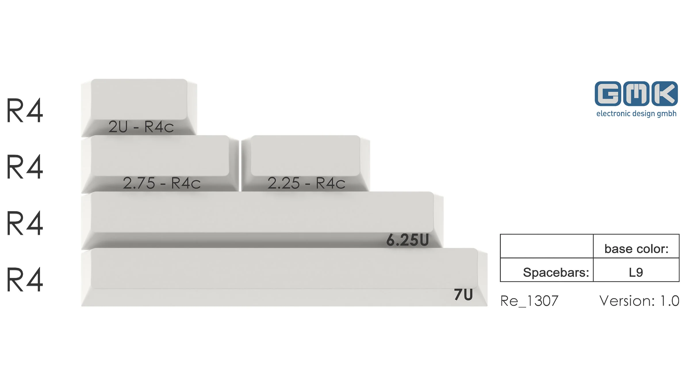 GMK Spacebar Kit - CYL Cherry Profile - Image 5