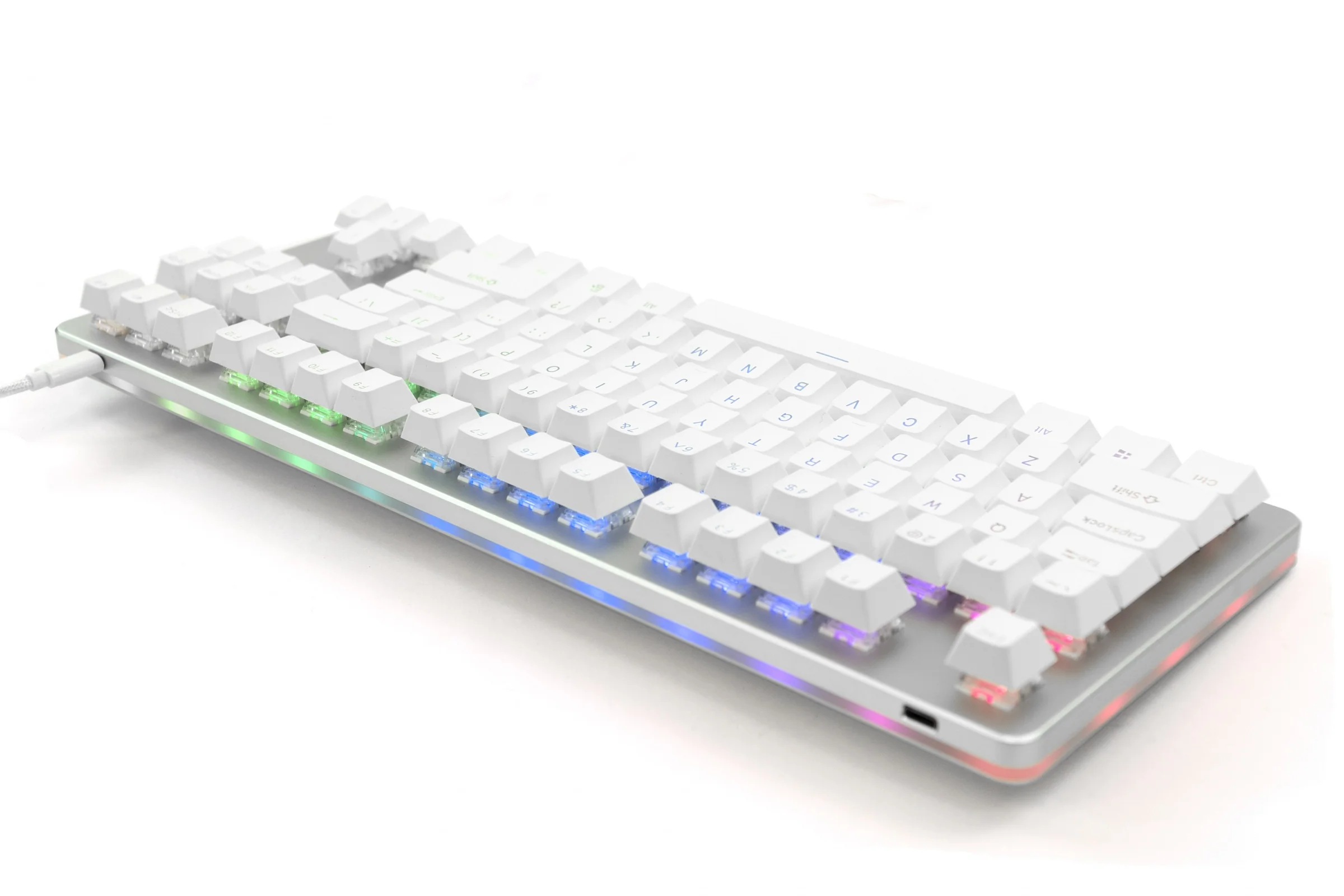 Hexgears Gemini Dawn Aluminum TKL Hotswap RGB Double Shot PBT Mechanical Keyboard - Image 4