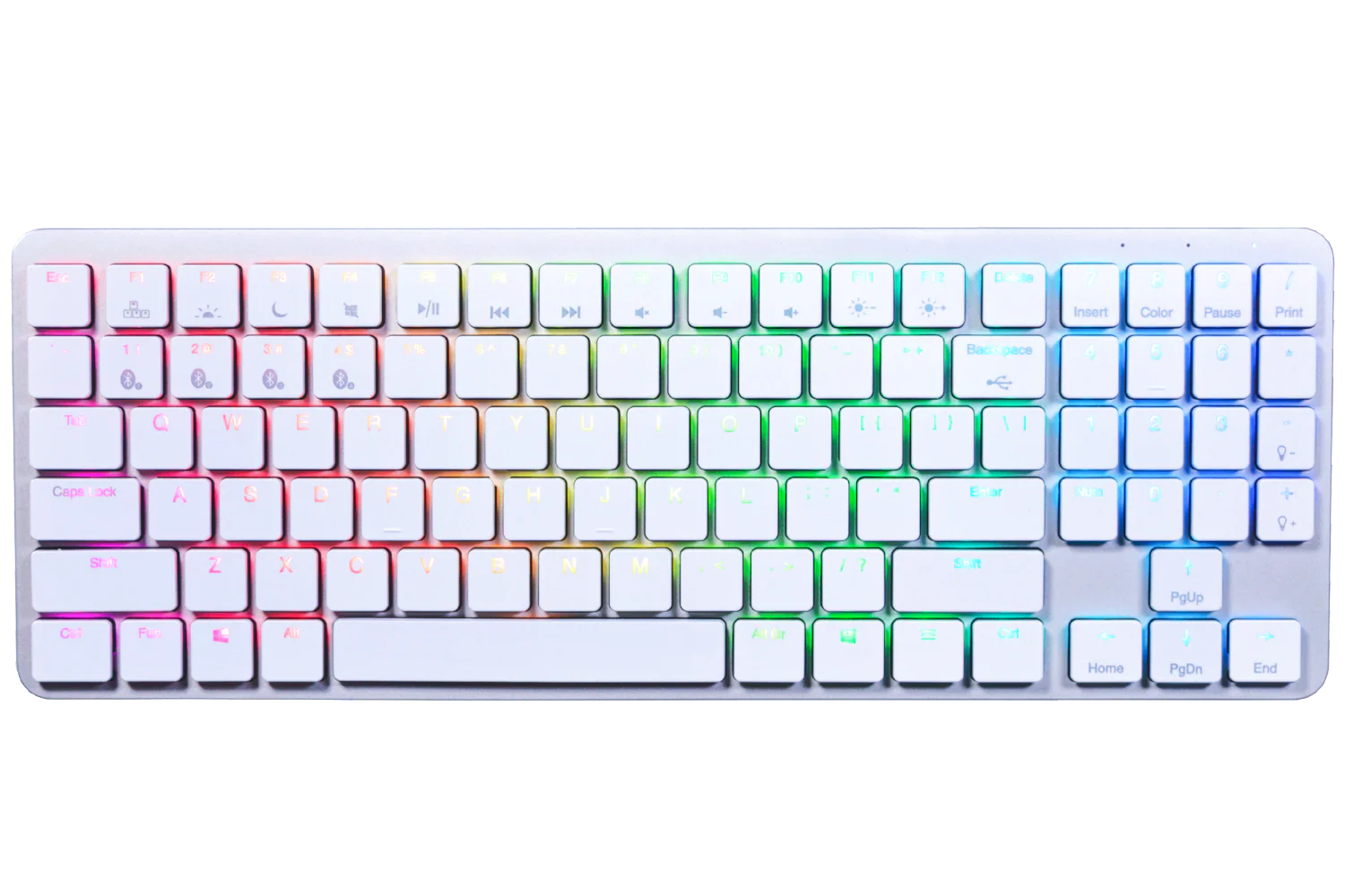 Hexgears X-1 Aluminum TKL Bluetooth RGB Low Profile Mechanical Keyboard - Image 4