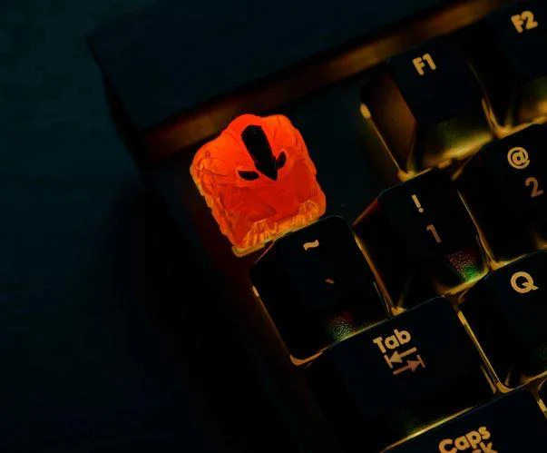 Hot Keys Project HKP Berserker Pumpkin Artisan Keycap - Image 2