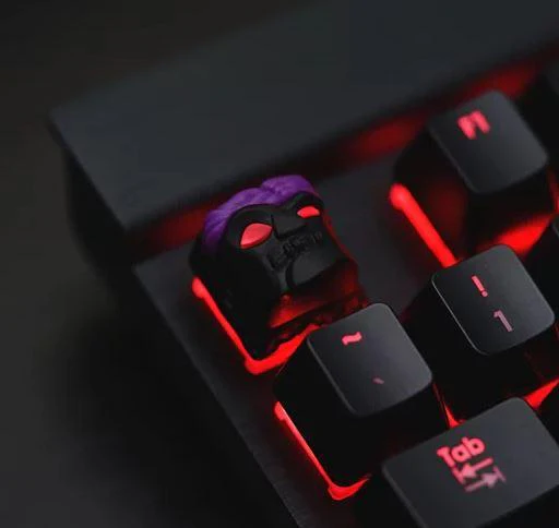 Hot Keys Project HKP Deadhead Black Night Artisan Keycap - Image 3