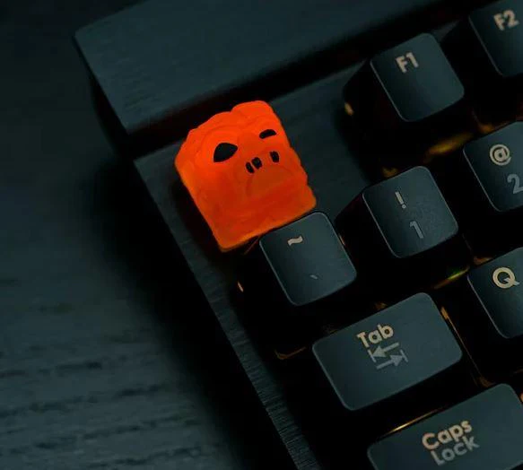 Hot Keys Project HKP Deadhead Pumpkin Artisan Keycap - Image 2