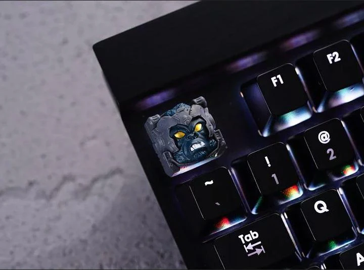 Hot Keys Project HKP Diesel Navy Artisan Keycap - Image 2