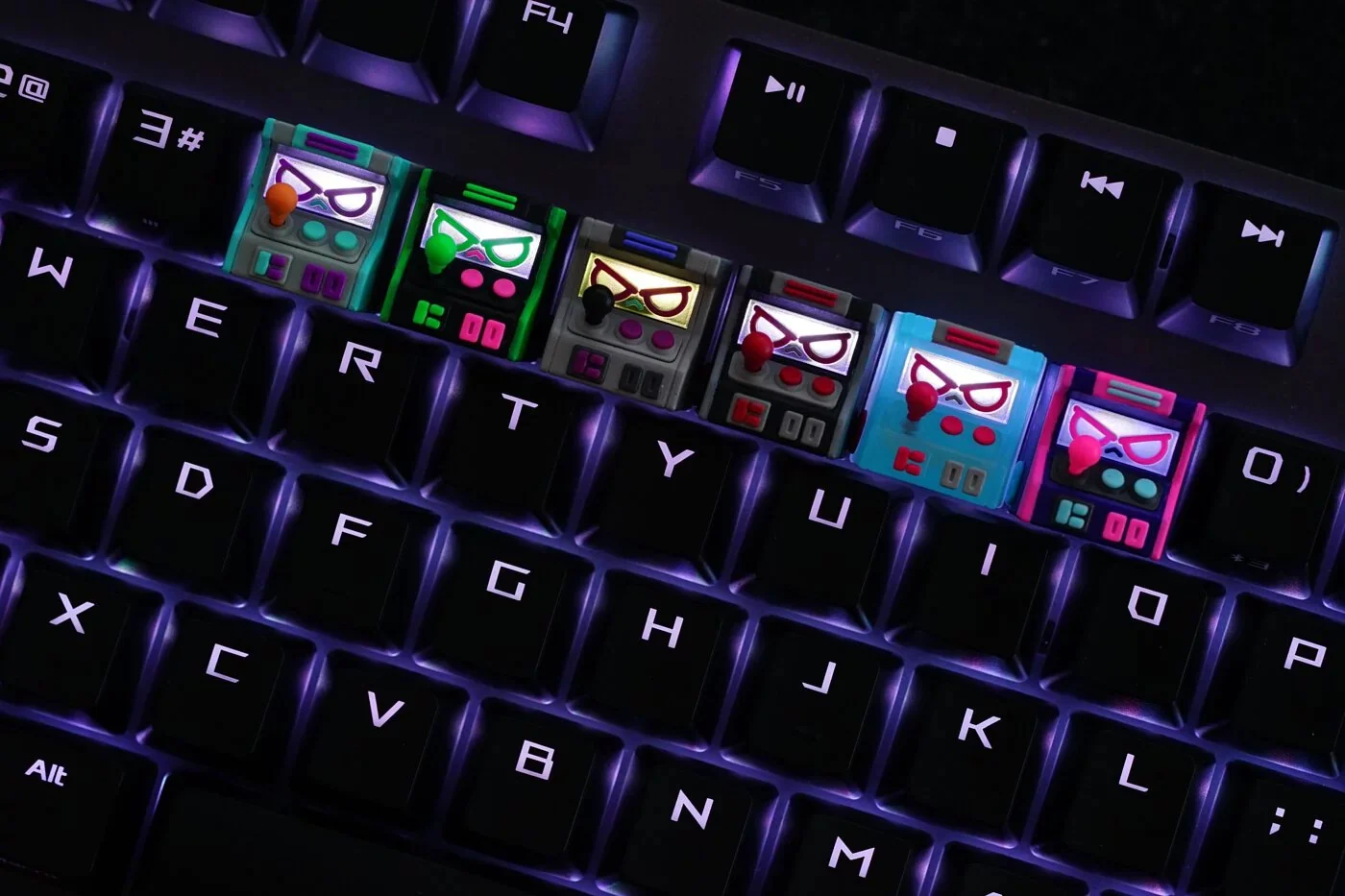 Hot Keys Project HKP Error Angry Madness Artisan Keycap - Image 4