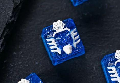 Hot Keys Project HKP Pharaoh Sparkle Blue Artisan Keycap - Image 3