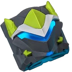 Hot Keys Project HKP Raiden Lime Green Artisan Keycap