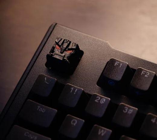 Hot Keys Project HKP Tank Black Red Eyes Artisan Keycap - Image 2