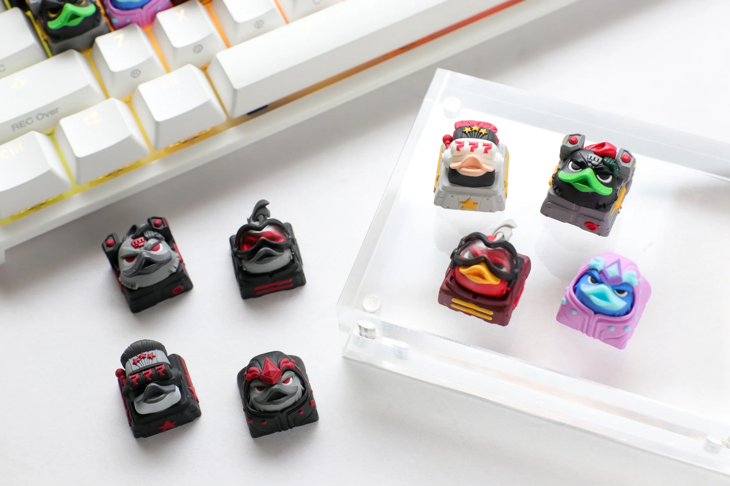 Hot Keys Project HKP x Ducky Ducky League The Bulk Dark Villain Edition Artisan Keycap - Image 3