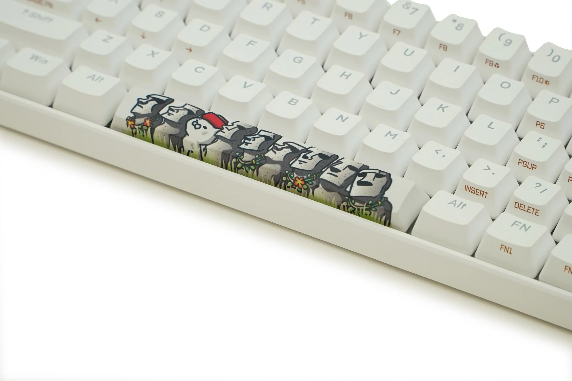 Ji Zun Tiki Cat OEM Profile Dye Sub PBT Flipped Spacebar - Image 2
