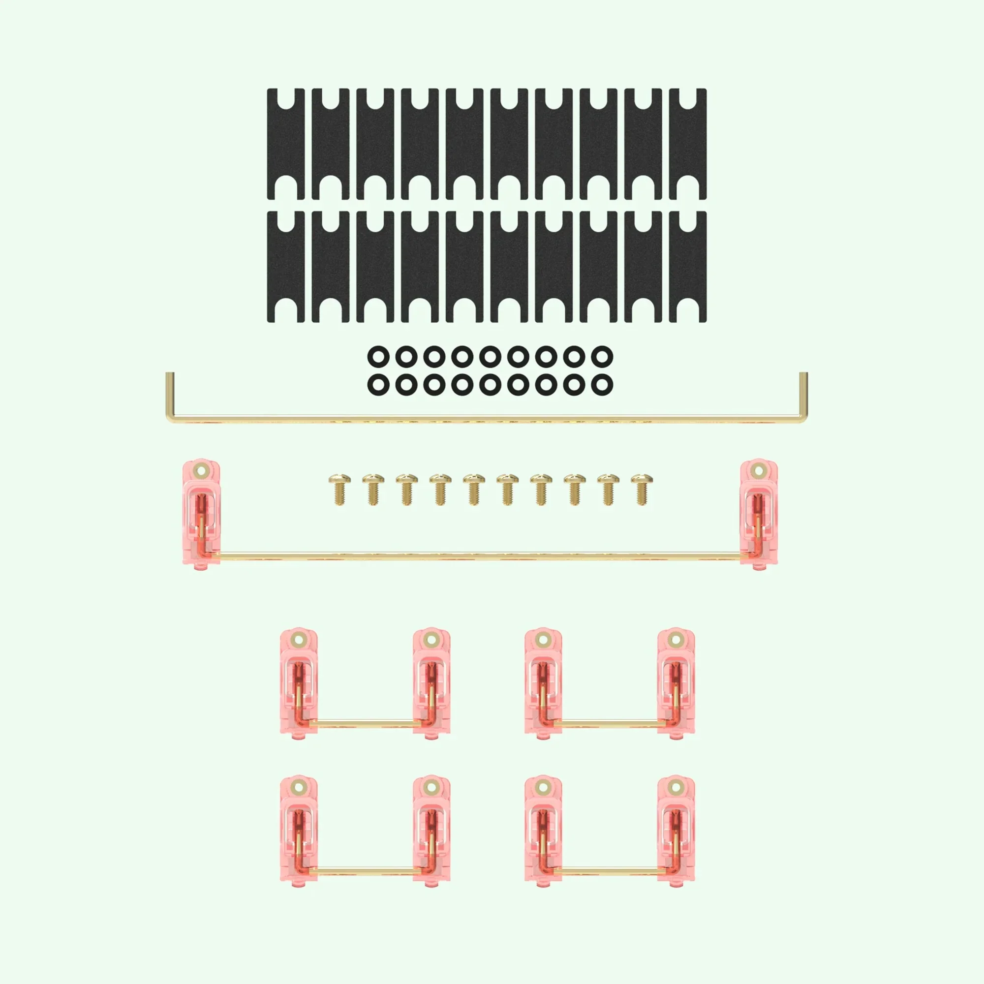 KBDFans Dyboox Stabilizers PCB Mount Screw-in Kit - Image 15