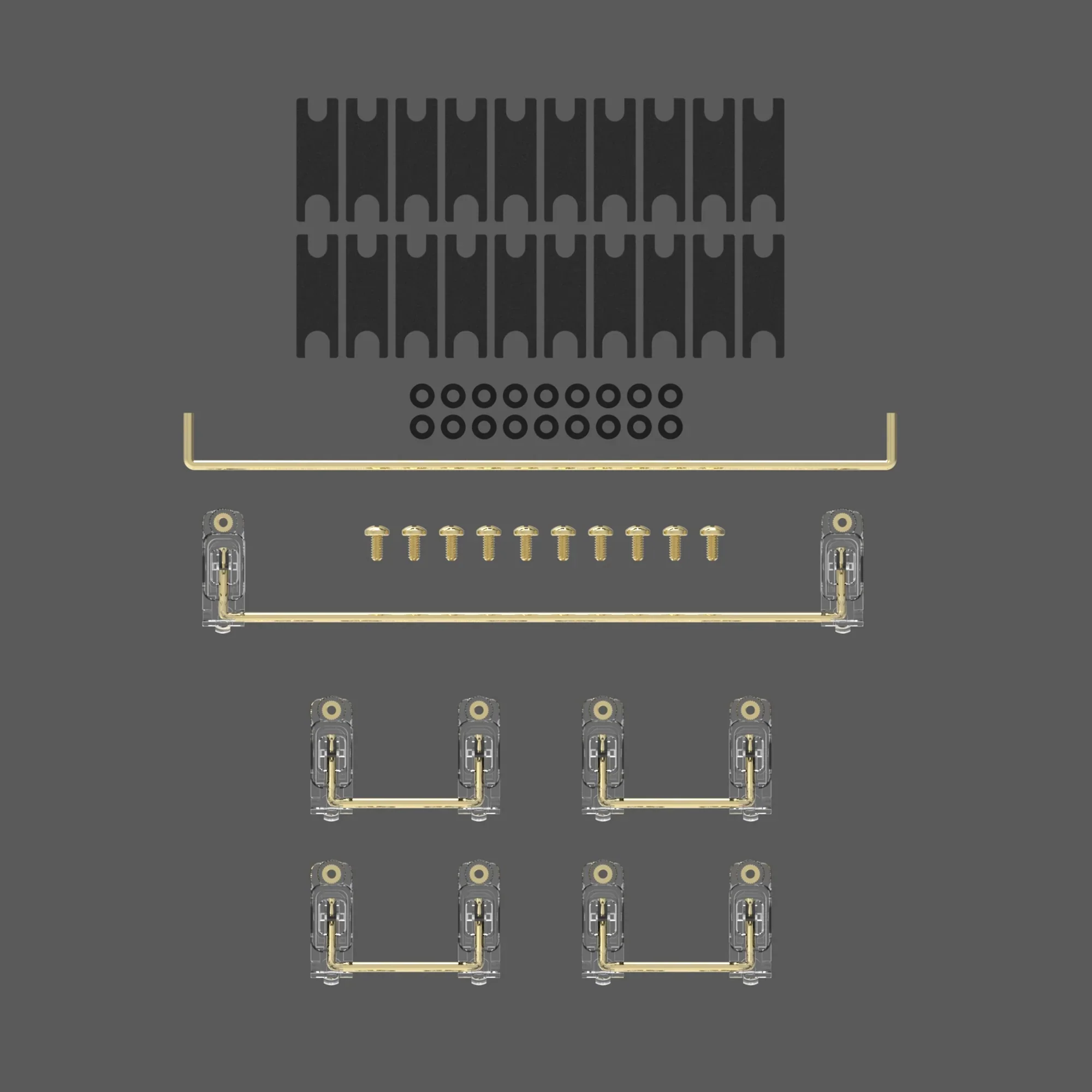 KBDFans Dyboox Stabilizers PCB Mount Screw-in Kit - Image 18