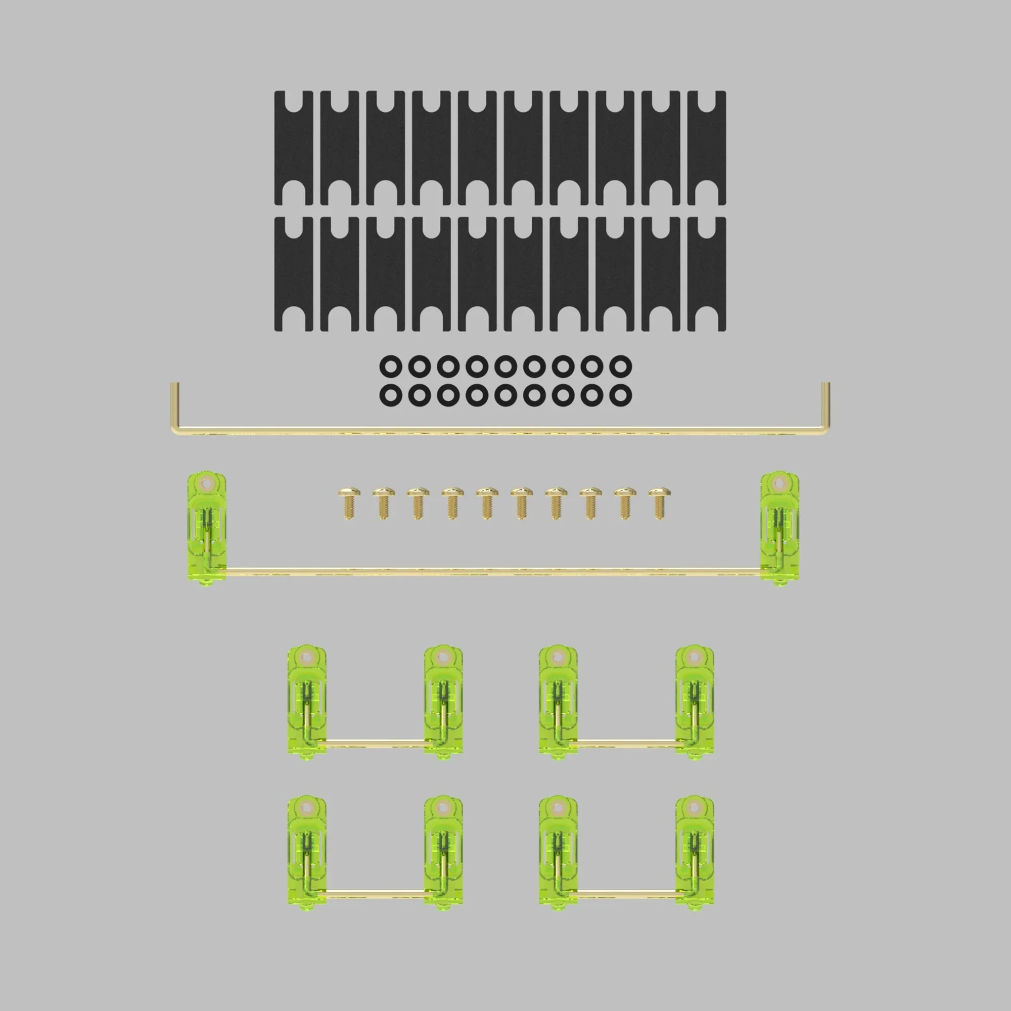 KBDFans Dyboox Stabilizers PCB Mount Screw-in Kit - Image 23