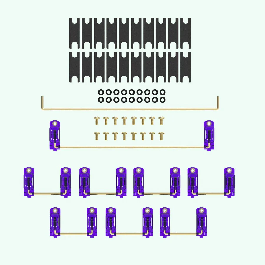 KBDFans Dyboox Stabilizers PCB Mount Screw-in Kit - Image 28