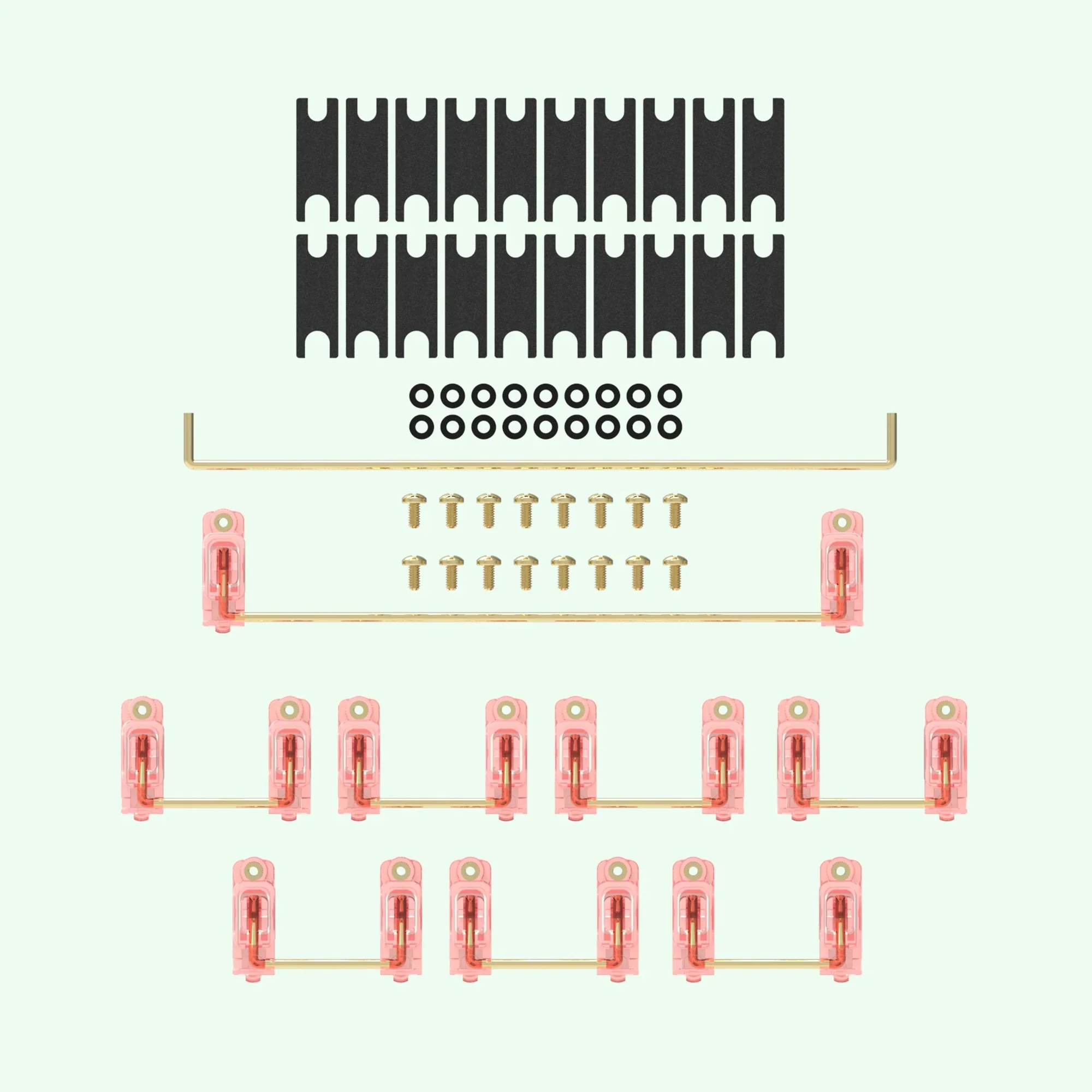 KBDFans Dyboox Stabilizers PCB Mount Screw-in Kit - Image 30