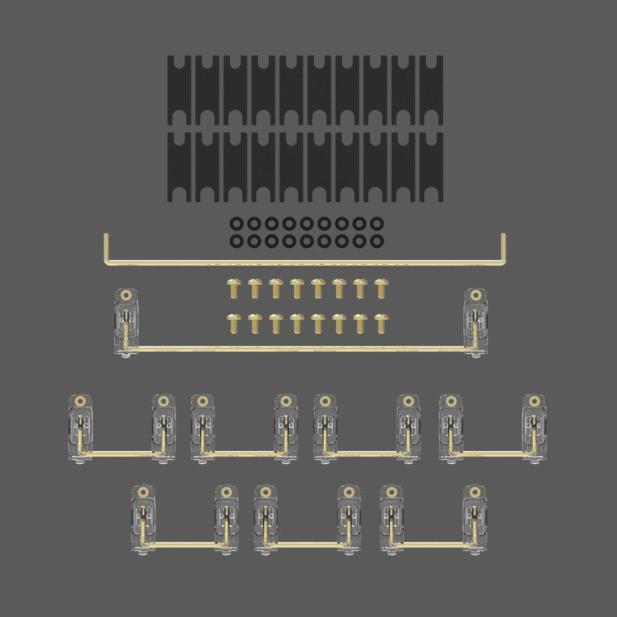 KBDFans Dyboox Stabilizers PCB Mount Screw-in Kit - Image 36