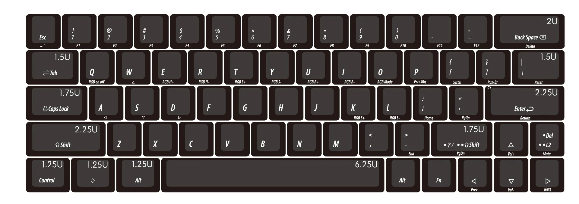 KBDFans DZ60RGB V2 60% Mechanical Keyboard PCB - Image 6