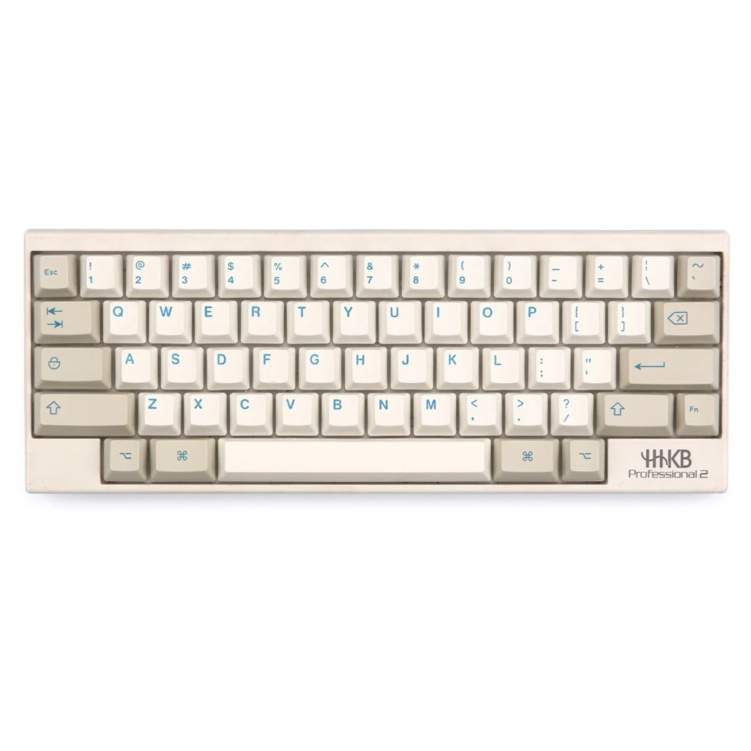KBDFans Blue / White HHKB 60 Key OEM Profile Dye Sub PBT Topre Keycap Set