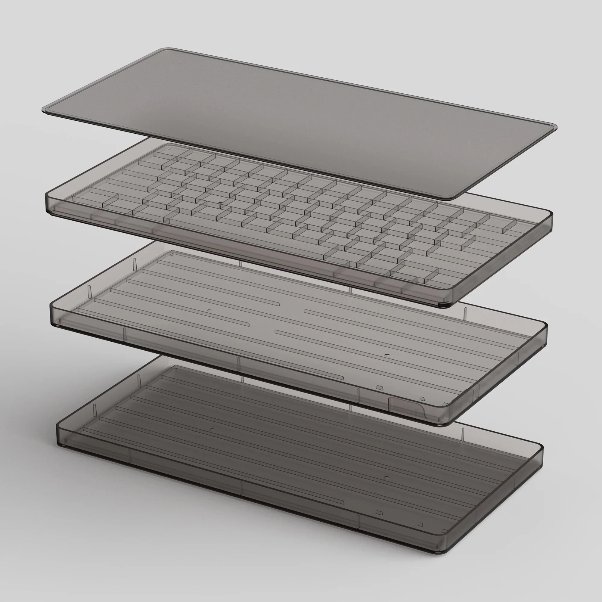 KBDFans PBTfans Keycap Tray Translucent Ink