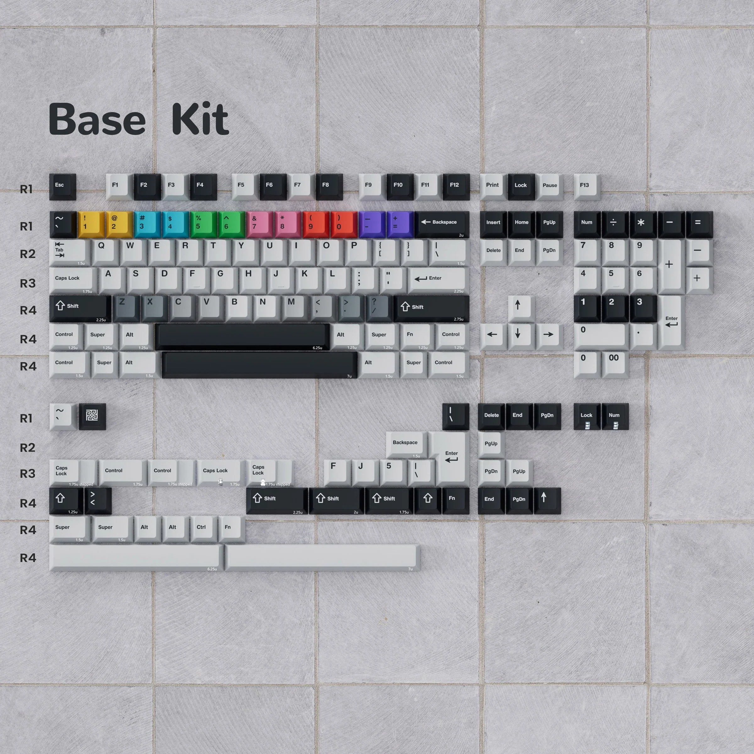 KBDFans PBTfans No Signal R2 Keycap Set