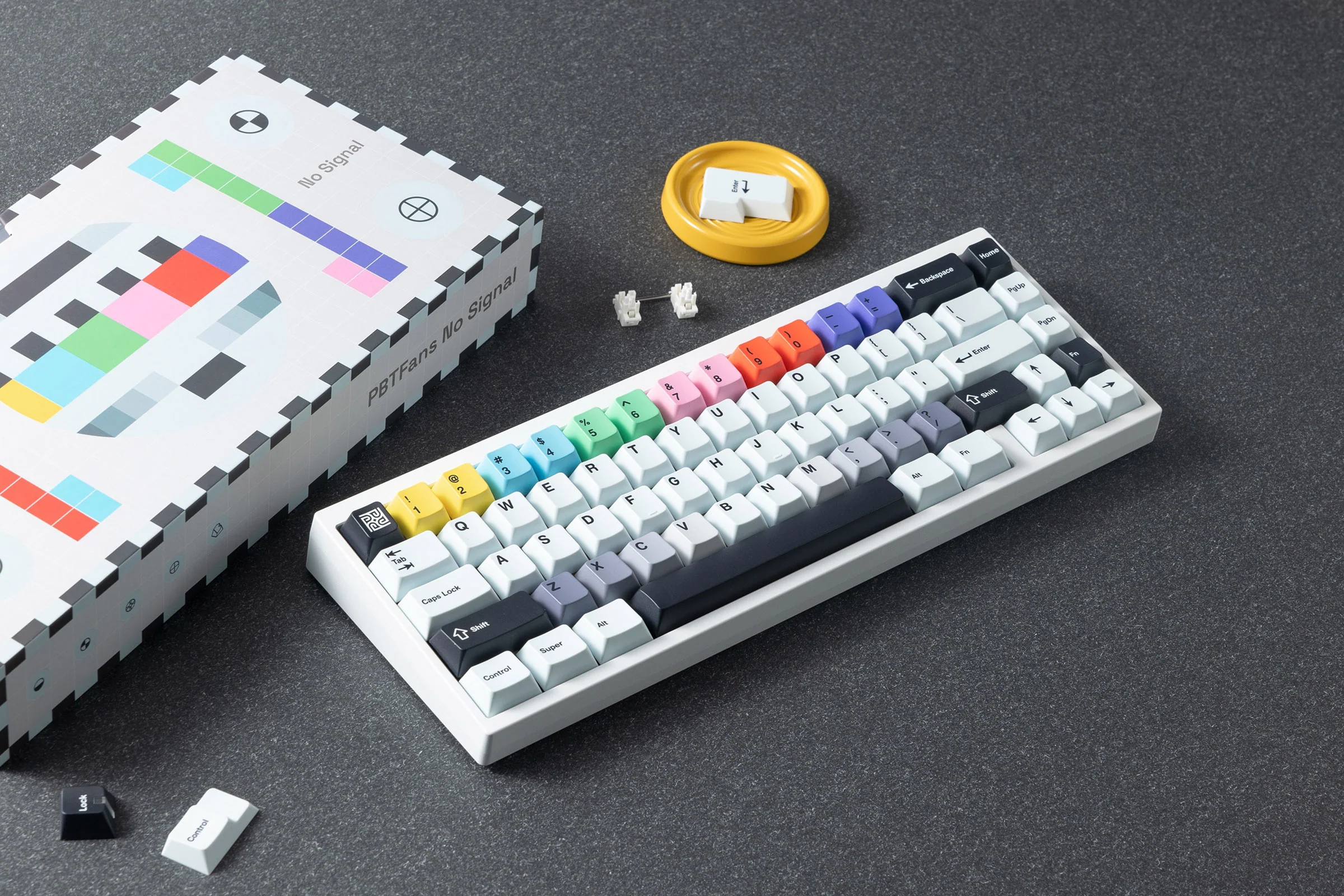 KBDFans PBTfans No Signal R2 Keycap Set - Image 7