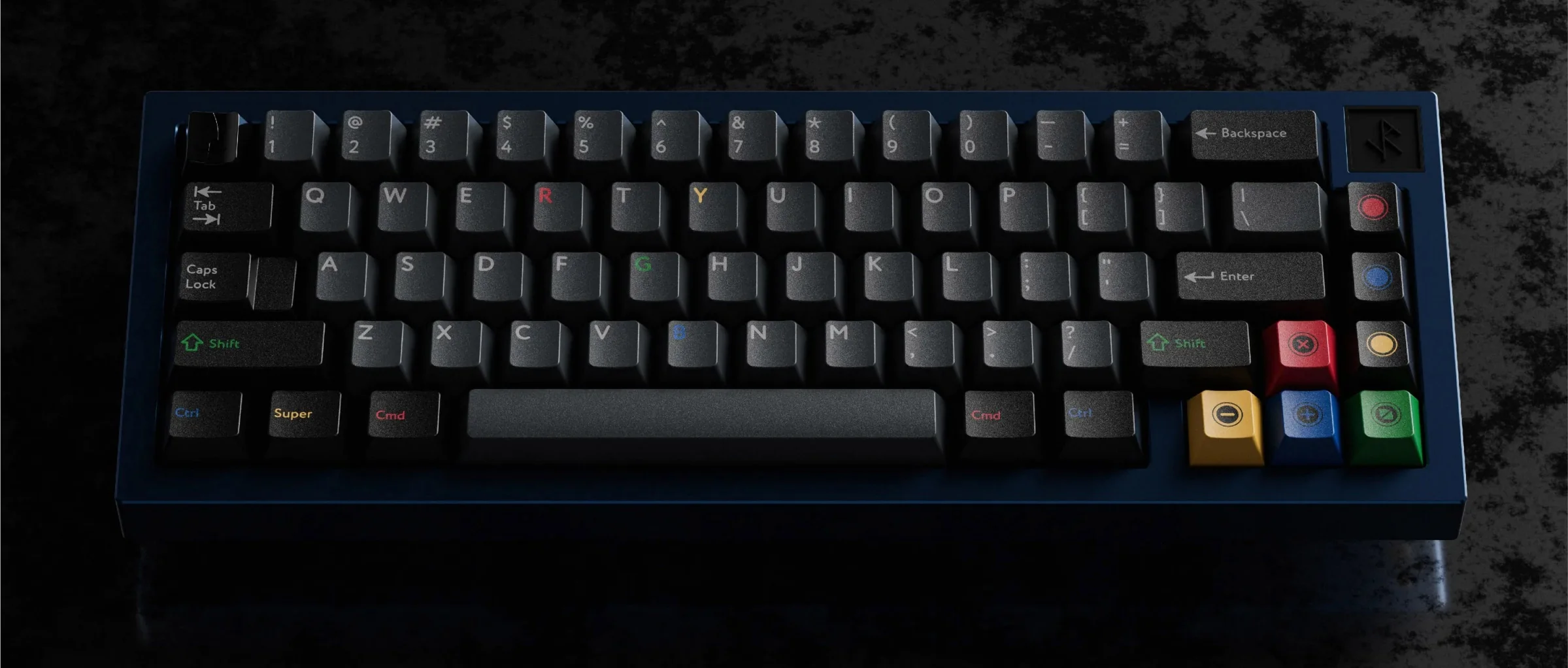 KBDFans PBTFans Retro Dark Lights Escape Key Cherry Profile Double Shot PBT Keycap - Image 4