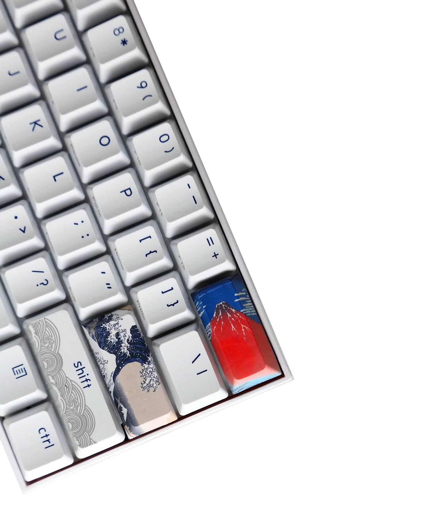 KBParadise V60 The 2 Great Wave 60% Double Shot PBT Hotswap Mechanical Keyboard - Image 6