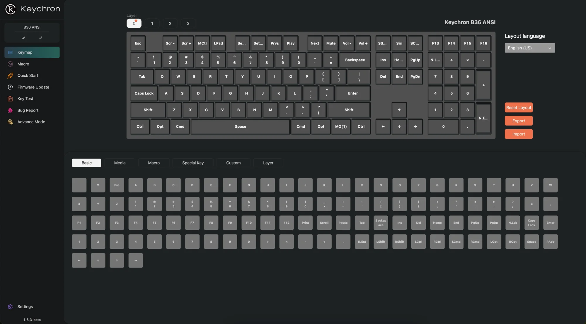 Keychron B36 Wireless Low Profile Keyboard - Image 7