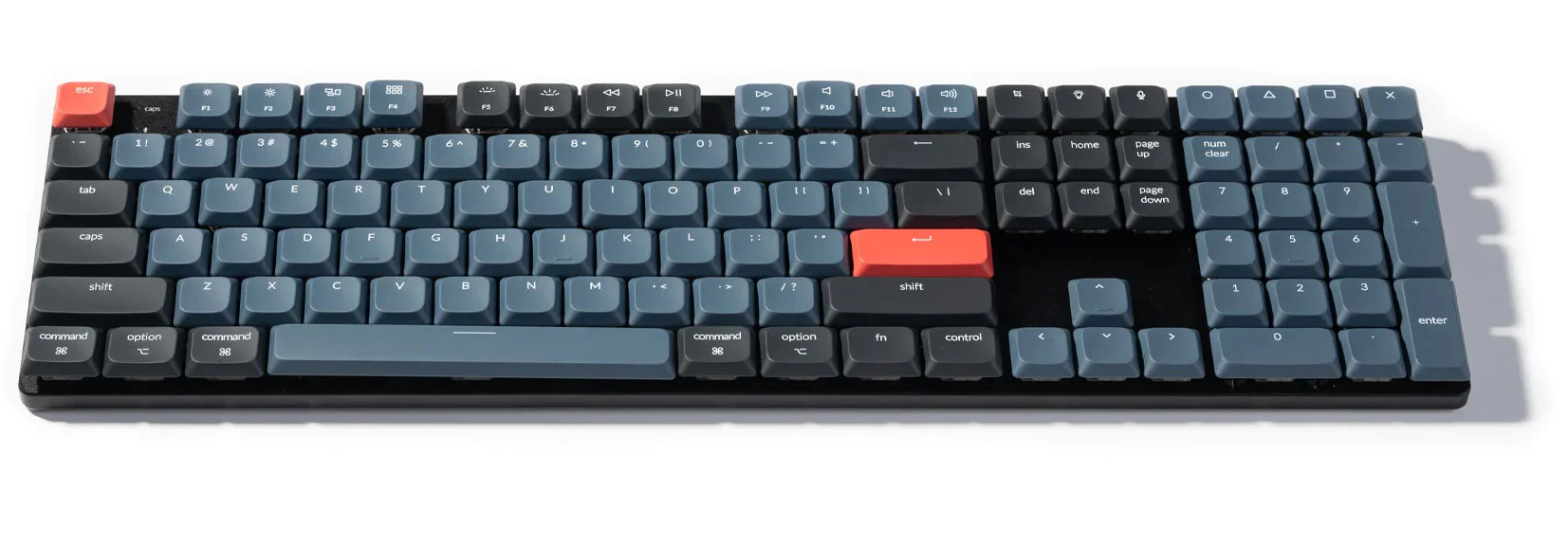 Keychron Black and Grey 135 Key LSA Profile ABS Backlit Keycap Set - Image 2