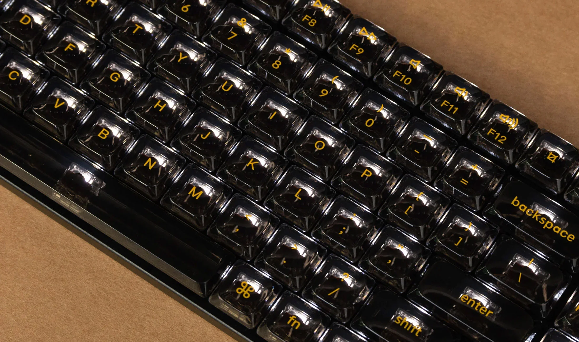 Keychron Black Translucent 129 Key LSA Profile ABS Keycap Set - Image 5