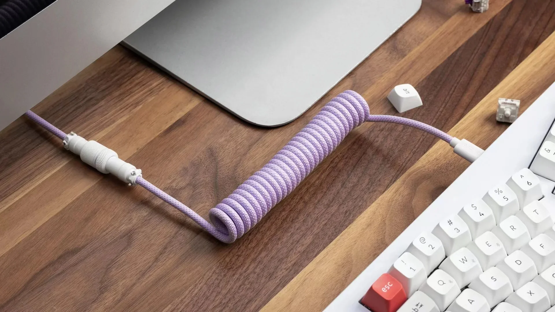Keychron Coiled Aviator Cable Straight Connection - Image 16