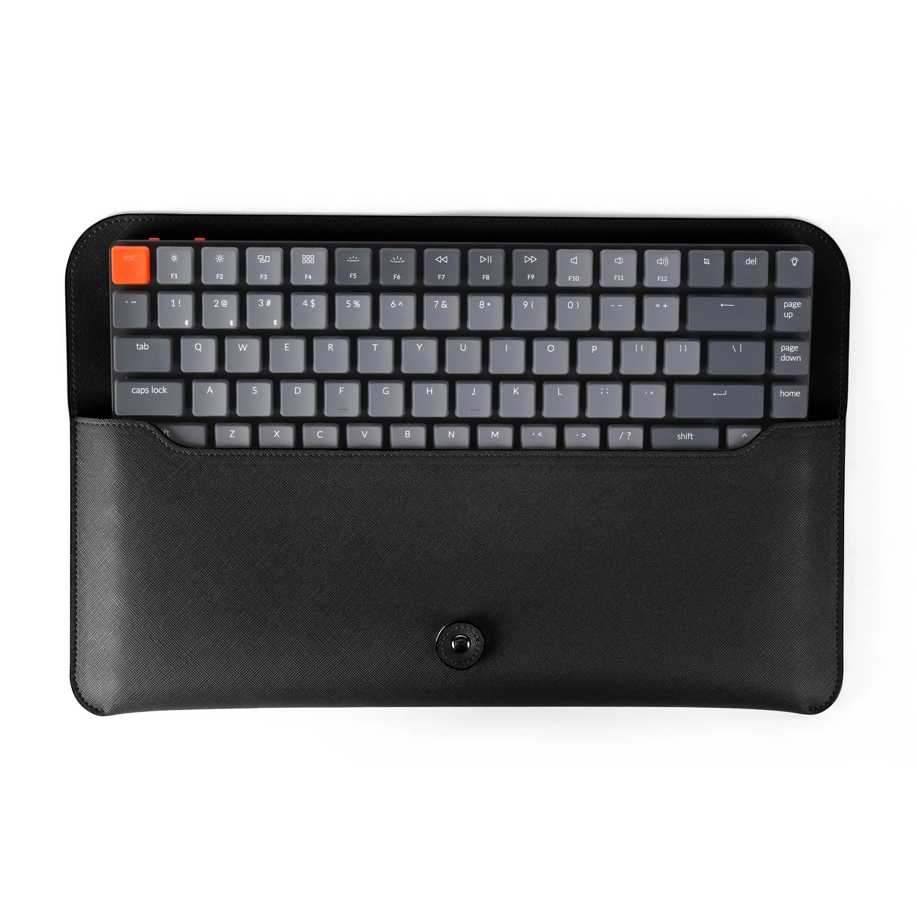 Keychron K3 / K12 Keyboard Bag Leather Carrying Case - Image 4