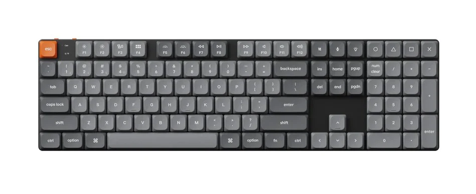 Keychron K5 Max Bluetooth + 2.4 GHz. RGB Low Profile Win + Mac Mechanical Keyboard
