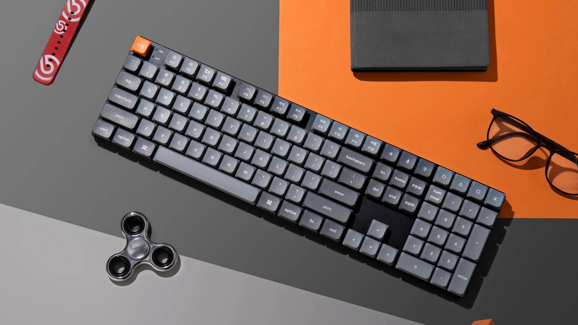 Keychron K5 Max Bluetooth + 2.4 GHz. RGB Low Profile Win + Mac Mechanical Keyboard - Image 3
