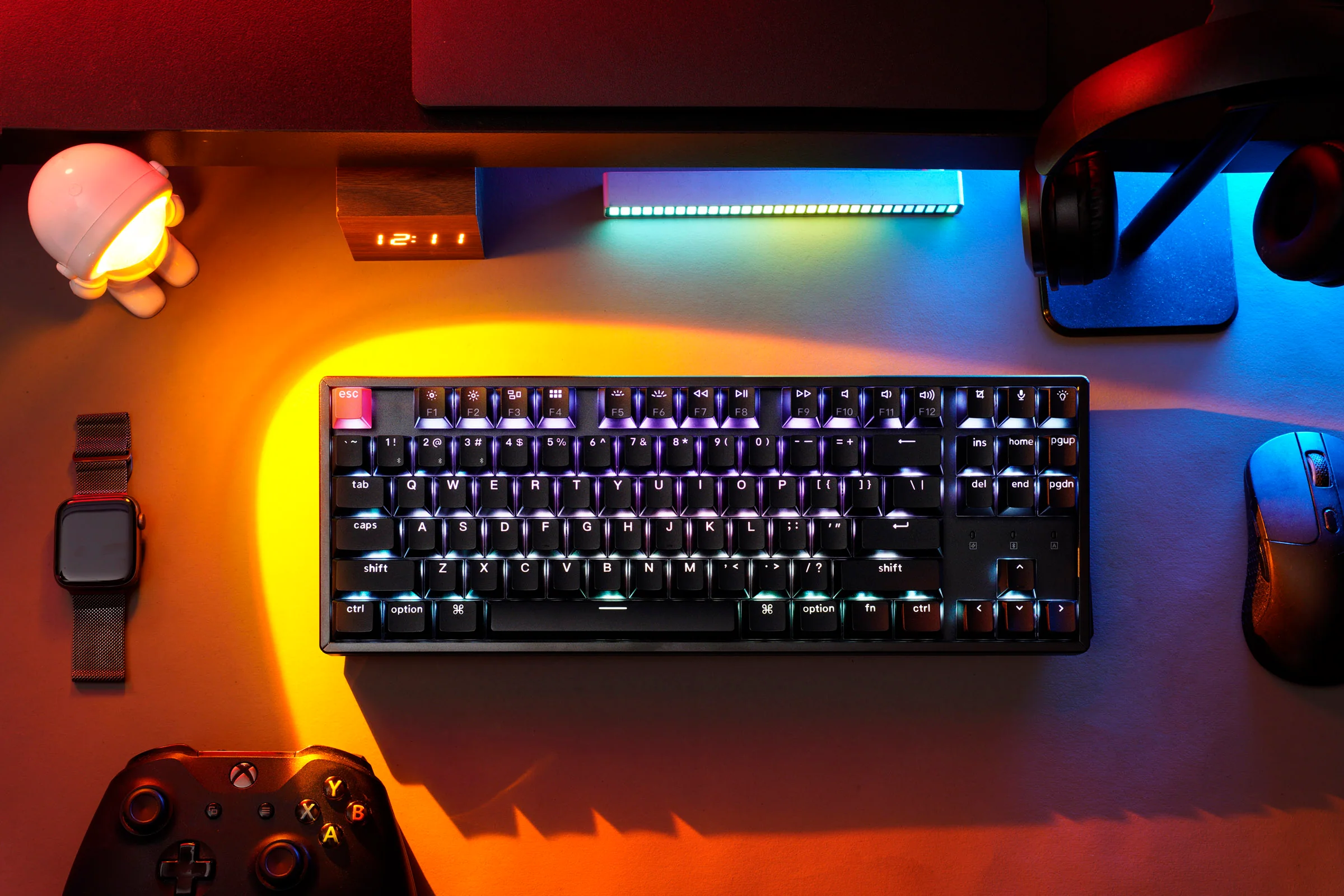 Keychron K8 QMK V2 Aluminum Hotswap Wireless RGB Keyboard - Image 6