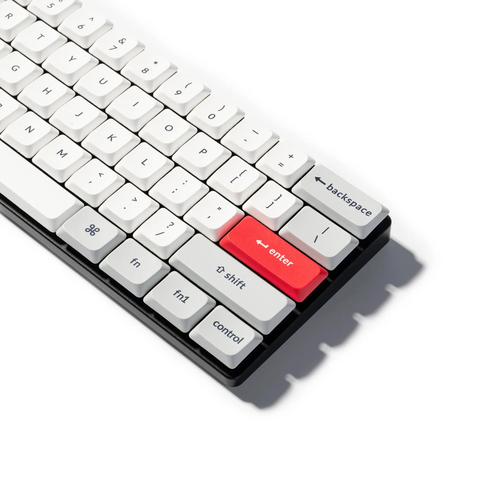 Keychron Light Grey / White 133 Key LSA Profile Dye Sub PBT Keycap Set - Image 3