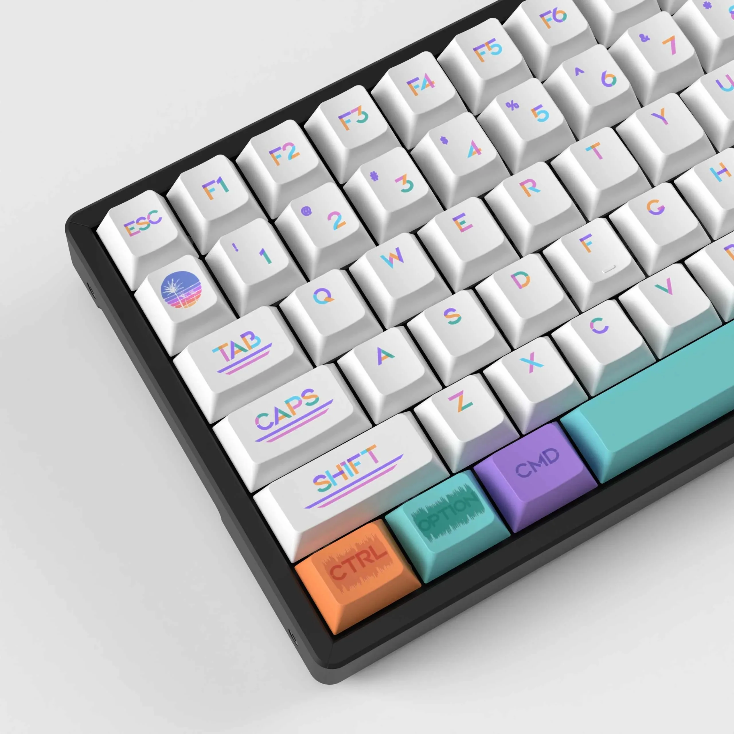 Keychron Pixel Sunset 139 Key Cherry Profile Dye Sub PBT Keycap Set - Image 3