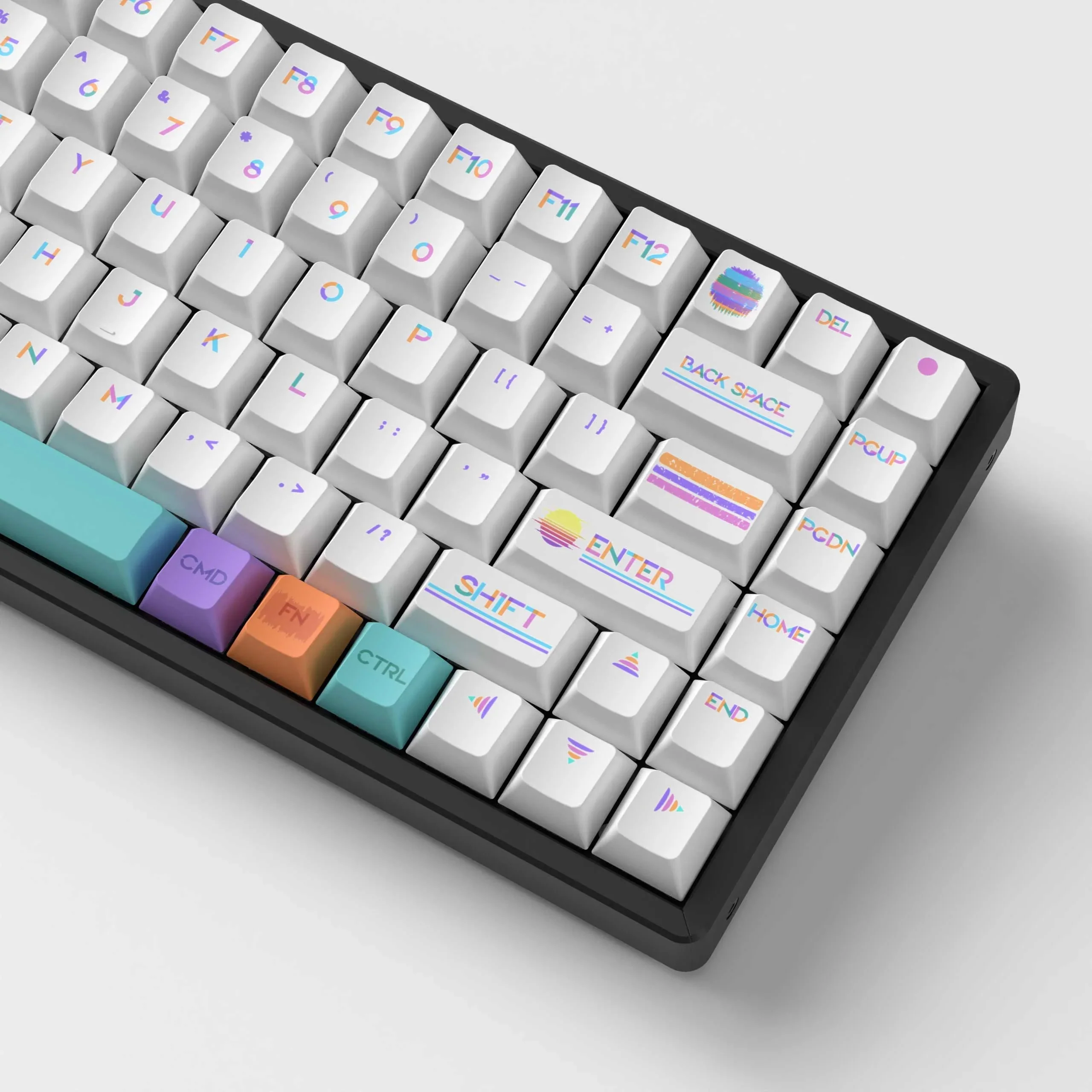 Keychron Pixel Sunset 139 Key Cherry Profile Dye Sub PBT Keycap Set - Image 4