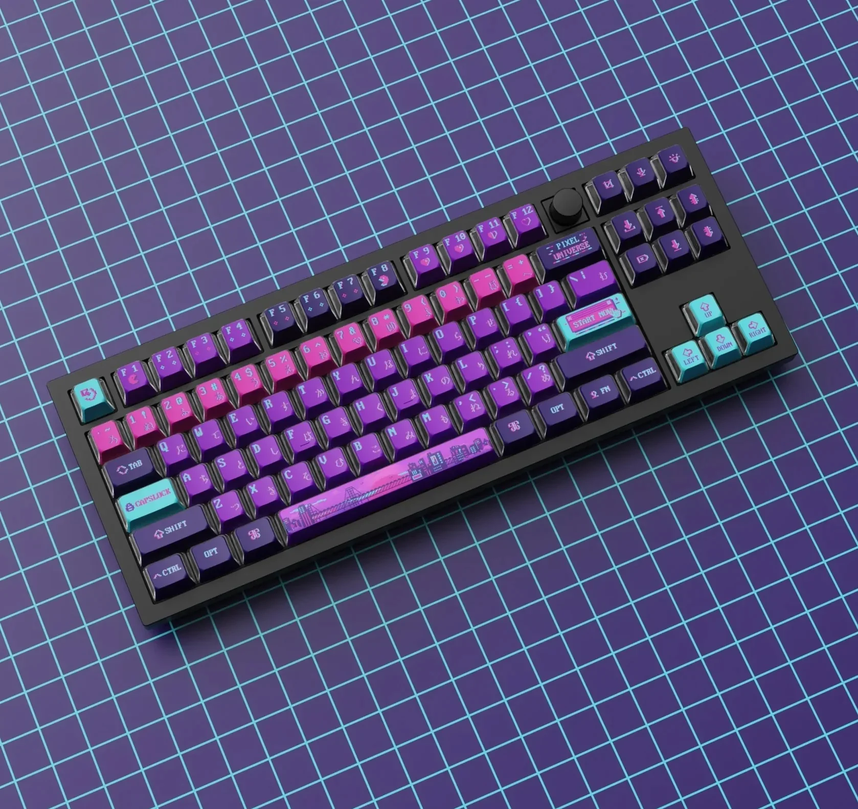 Keychron Pixel Universe 137 Key OEM Profile Dye Sub PBT Keycap Set - Image 3