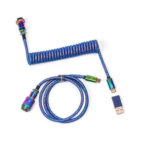 Keychron Premium Coiled Aviator Cable Straight Connection - Image 5